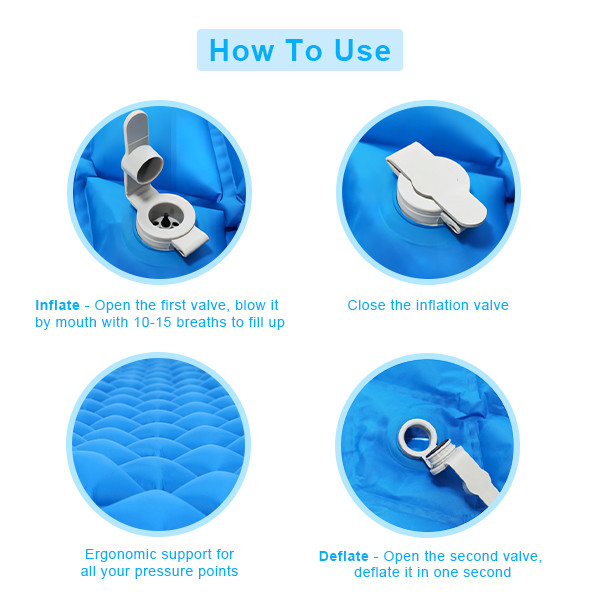 Waterproof Outdoor Sleeping Pad Portable Hiking Sleeping Mat For Tent