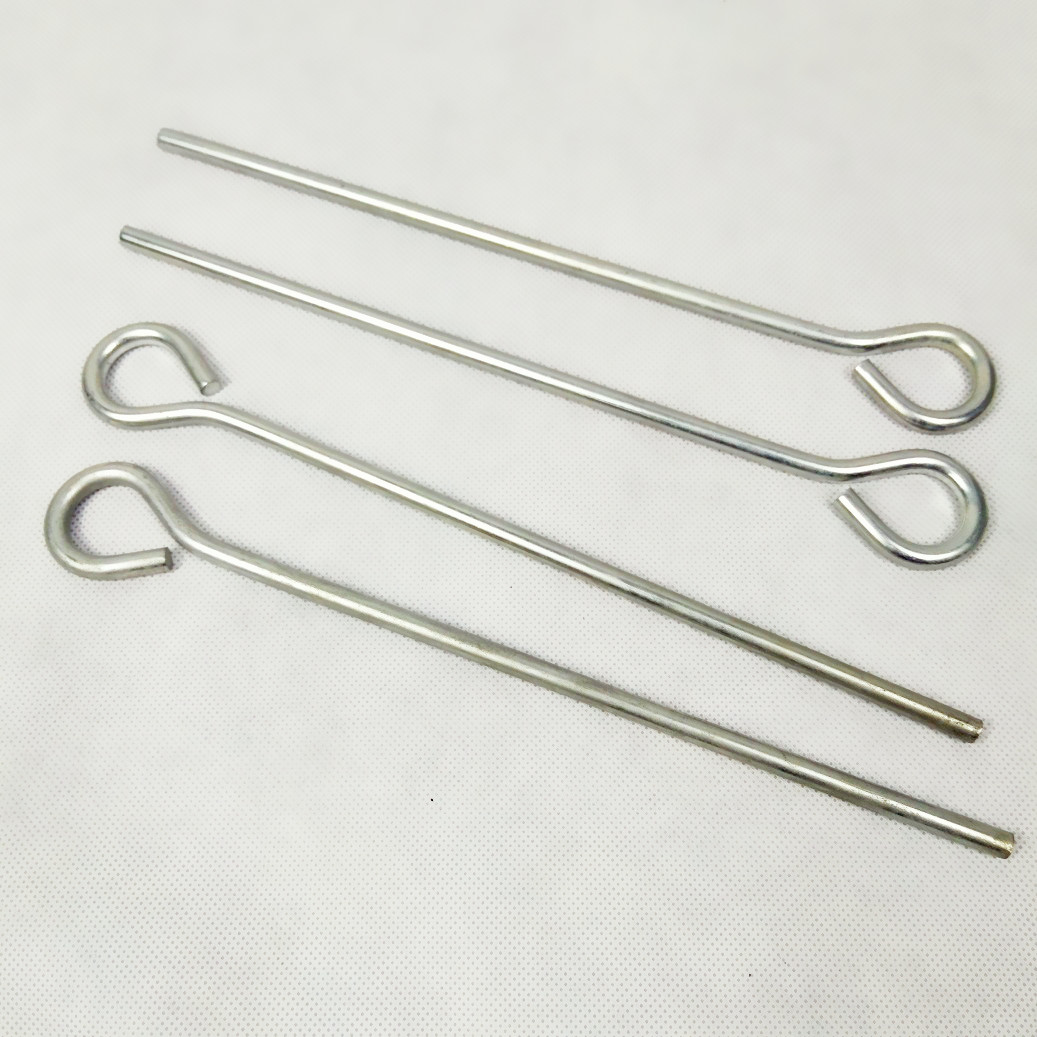 6.0MM thick steel pins galvanized surface good price Spare parts
