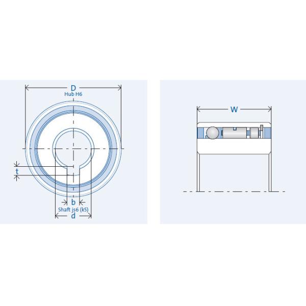 FND 442 Z FND442Z Sprag Type Freewheel Clutches One Way Bearing