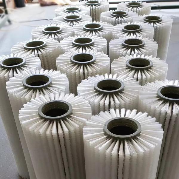 Customized Cylindrical Food Grade Nylon Bristle Vegetable Fruit Washing Cleaning