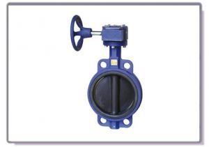 China Resilient Seal Wafer Butterfly Valves DN300 PN10 For Potable Water,CAST IRON,CI,PN16,JIS 10K on sale