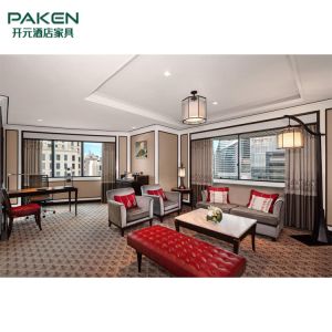 Customized Hilton Hotel Light Wood Bedroom Set