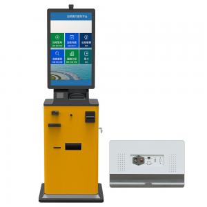 China Deposit Withdraw Cash Bank Touch Screen Kiosk , SDK Wireless ATM Machine on sale