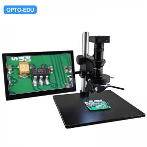 China OPTO-EDU A21.1610 2d 3d Digital Video Microscope Manual Rotate 0.6-5.0x 1080p Zoom on sale