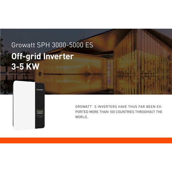 Growatt Inverters 8kw 10Kw Split Phase Hybrid Off Grid Solar Inverter for Home Price