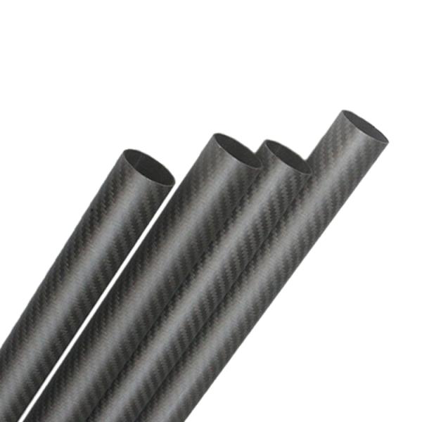 0.05% N Content 1 inch Carbon Fiber Tube 1200mm for Industrial Applications