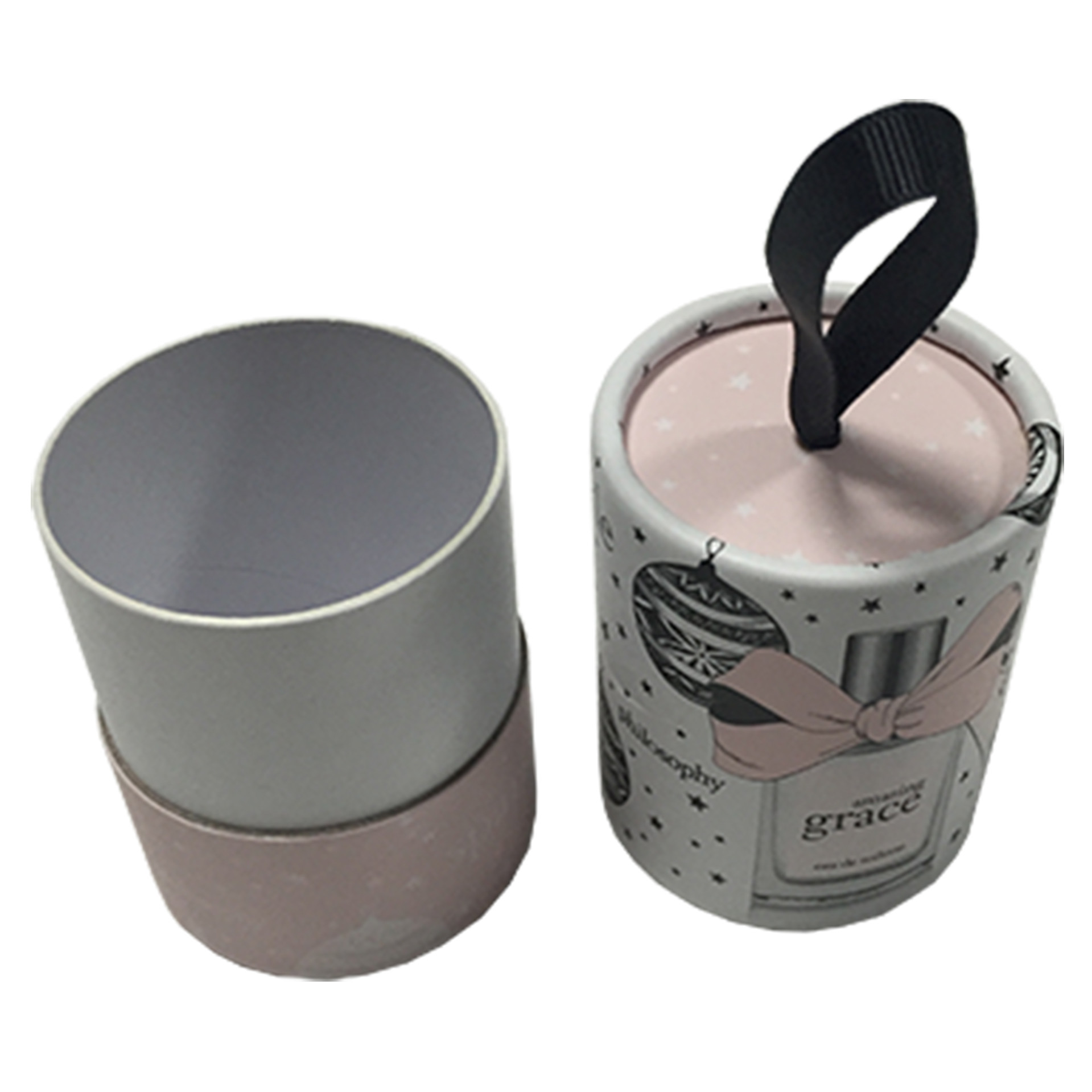 Custom Luxury Paper Cans Packaging Recycled Material CMYK Offset Printing