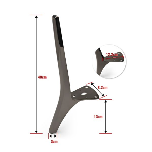 New Thickened Metal Sofa Legs Heightening Brackets Bed Support Legs Furniture Hardware Accessories