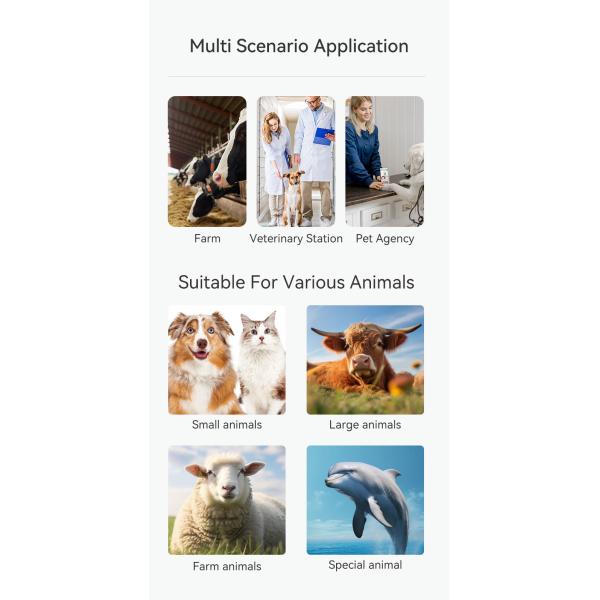 Yonker Veterinary Ultrasound Pregnancy Ultrasound Scanner for Animal Dog Vet Portable Digital Ultrasound