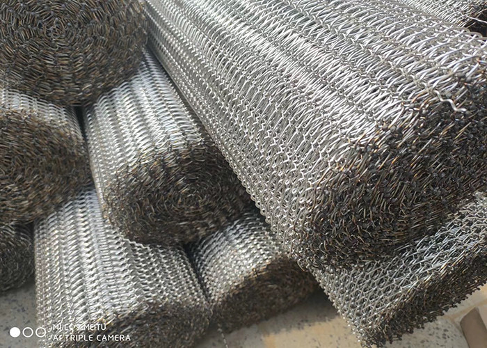 316SS Spiral Mesh Conveyor Belt For Glass Quenching And Washing Vegetables