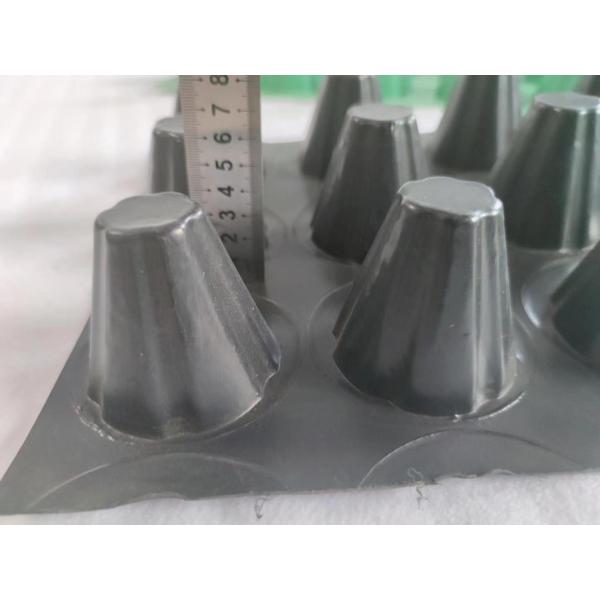 HDPE Greenroof Drainage Membrane 12mm Thickness 2m Dimple Waterproof and Storage Board