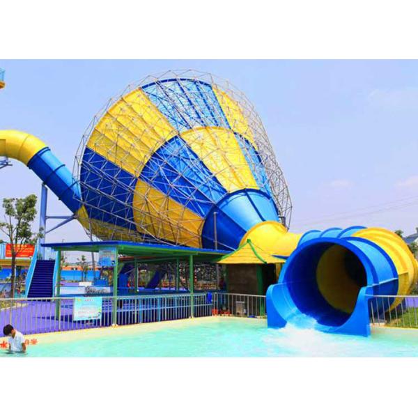 Medium Tornado Slide / Extreme Water Slides For Gigantic Aquatic Park