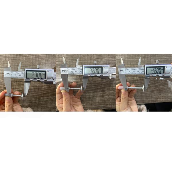 7.3mm Head Diameter Steel and Plastic Integrated Ceiling Nails for Ceiling Shooting