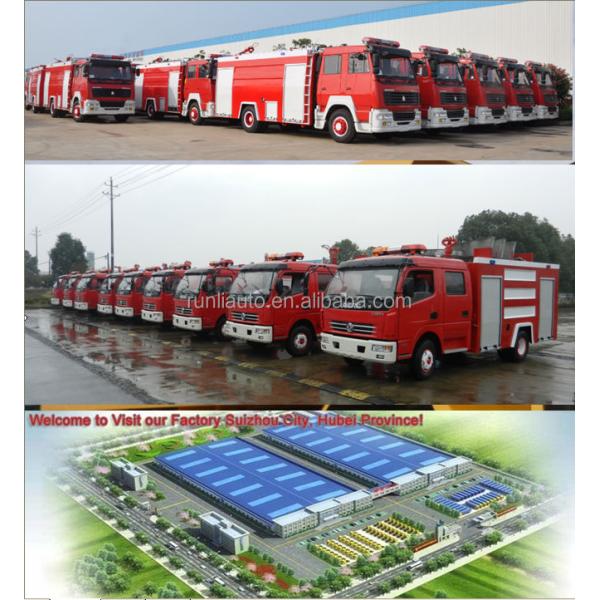 Dongfeng Chassis Fire Rescue Truck 4x4 Water Tanker Fire Truck 2 Axles