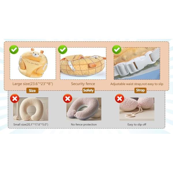 Nursing Pillow and Positioner, Plus Size Breast Feeding Pillow for More Support for Mom and Baby Boy or Girl
