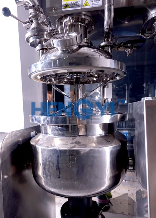 Hydraulic Lifting Vacuum Emulsifier Mixer 20L For Liquid Soap