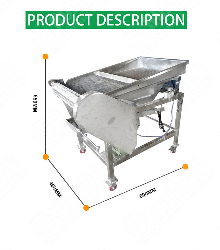 50kg/hr Automatic Food Processing Machines Outlet Pea Sheller Handy Machine