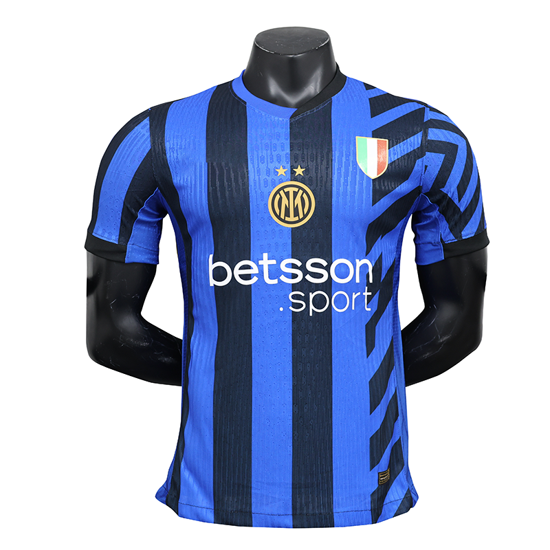 Quality Inter Milan 2425 Home Jersey - Moisture Wicking Polyester Football Shirt wholesale