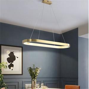 Quality LED Aluminum+Acrylic hanging Golden sand Modern simple Pendant Light wholesale