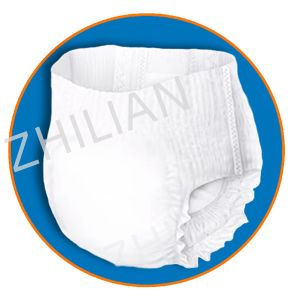 Ultra Thin Incontinence Pants Machine Pull Up Adult Diaper