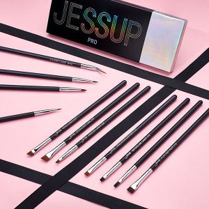 Skin Friendly Jessup 11pcs Professional Eye Brush Set