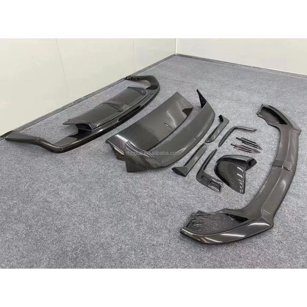 For Bentley Bentayga Carbon Fiber Body Kit Bentayga Upgrades the W12 Style Carbon Fiber Front Lip Diffuser Spoiler