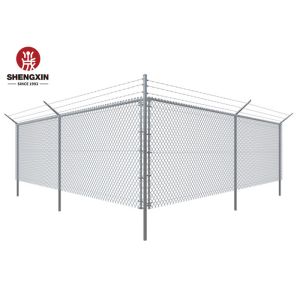 Vinyl Coated 50x50mm Diamond Wire Mesh Fence For Constructions