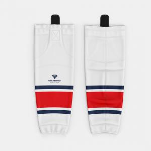 China Multicolor Polyester Fabric Ice Hockey Socks , Unisex Warm Socks For Hockey Skates on sale