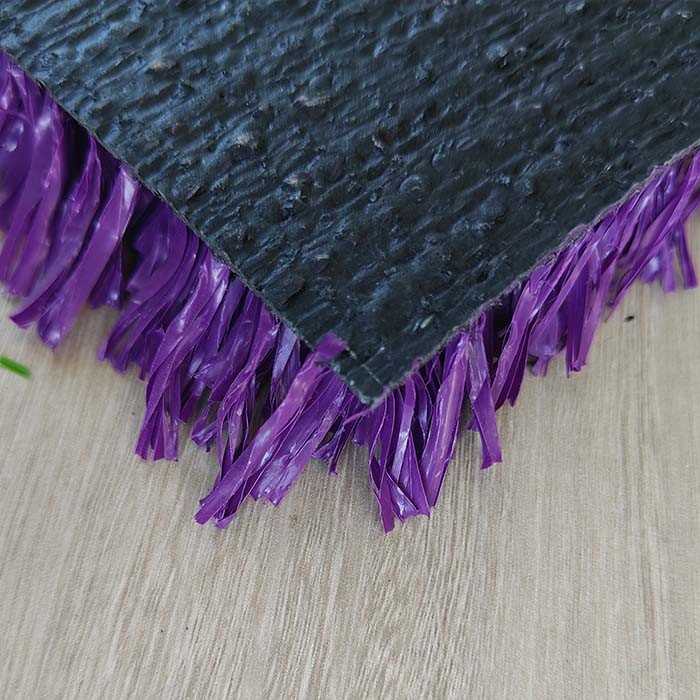 Customized Tennis Artificial Turf Multi Functional Purple Color 25mm Pile Height With Great Drainage System