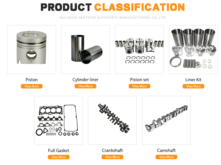 4HG1 Piston Set High Performance Diesel Engine Parts Factory Supply 115mm Piston for ISUZU 8-97183666-0