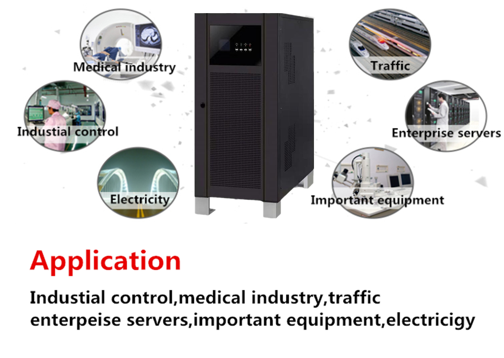 415V 48KW 60KVA Low Frequency Online UPS Systems Commercial 3 Phase