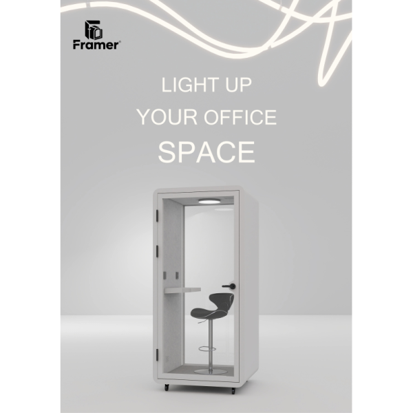 Adjustable Office Phone Booth Extendable Modular Acoustic Booths Whisper Quiet 15 dB