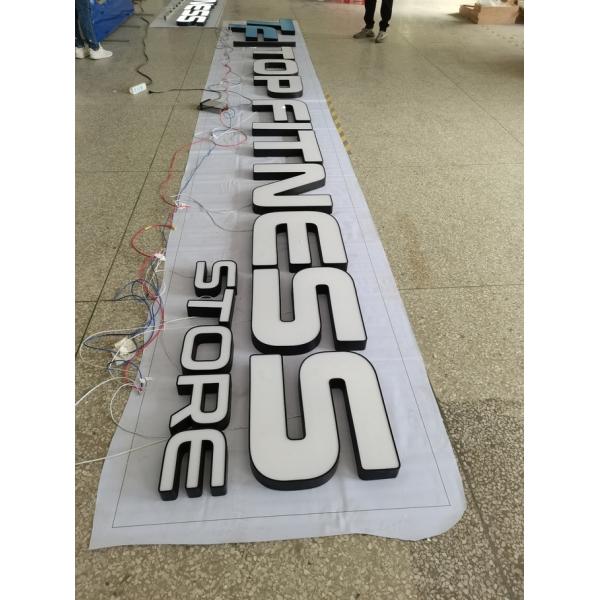 Buildings / Shops Illuminated Acrylic Letters Signs IP65