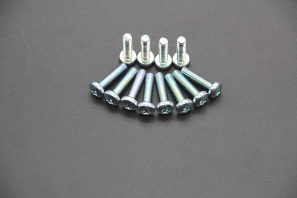 Cheap Grade 8.8 M10X30 Pan Head Screw Hardened 6h Tolerance For Equipment for sale