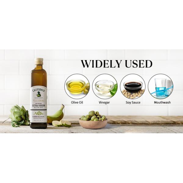 Easy Open End Cooking Glass Olive Oil Bottle For Kitchen