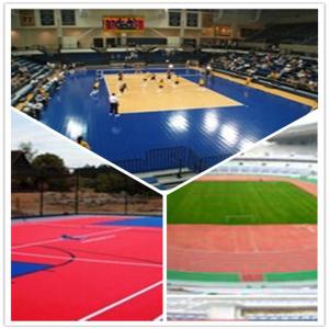 Quality Outdoor Sport Court/Football/Basketball/Futsal Court/Supermarket PVC Interlocking flooring wholesale