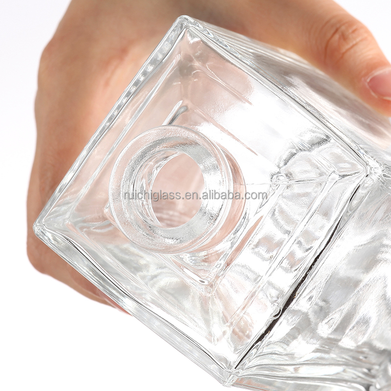 Whisky Brandy XO Glass Bottle Body Material Super Flint Glass 700ml/500ml Empty Bottle