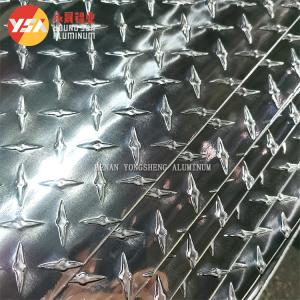 China 5754 Aluminum Sheet 5 Bar 5mm 4x8 Sheet Aluminum Diamond Plate Embossing Aluminum Sheet Roll on sale