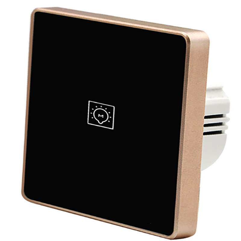Glomarket 1 Gang Zigbee Smart Switch Marble No Neutral Smart Wireless Touch Screen Wall Light Switch Bell