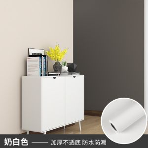 PVC Film Black Sticker Wallpaper Matt Foil Soft Touch Wallpaper