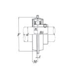 Pillow blocks SBPFL2 series , SAPLF2 series 201