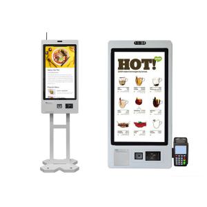 China Hdmi Mcdonalds Restaurant Ordering Kiosk Self Service 32 Inch Screen on sale