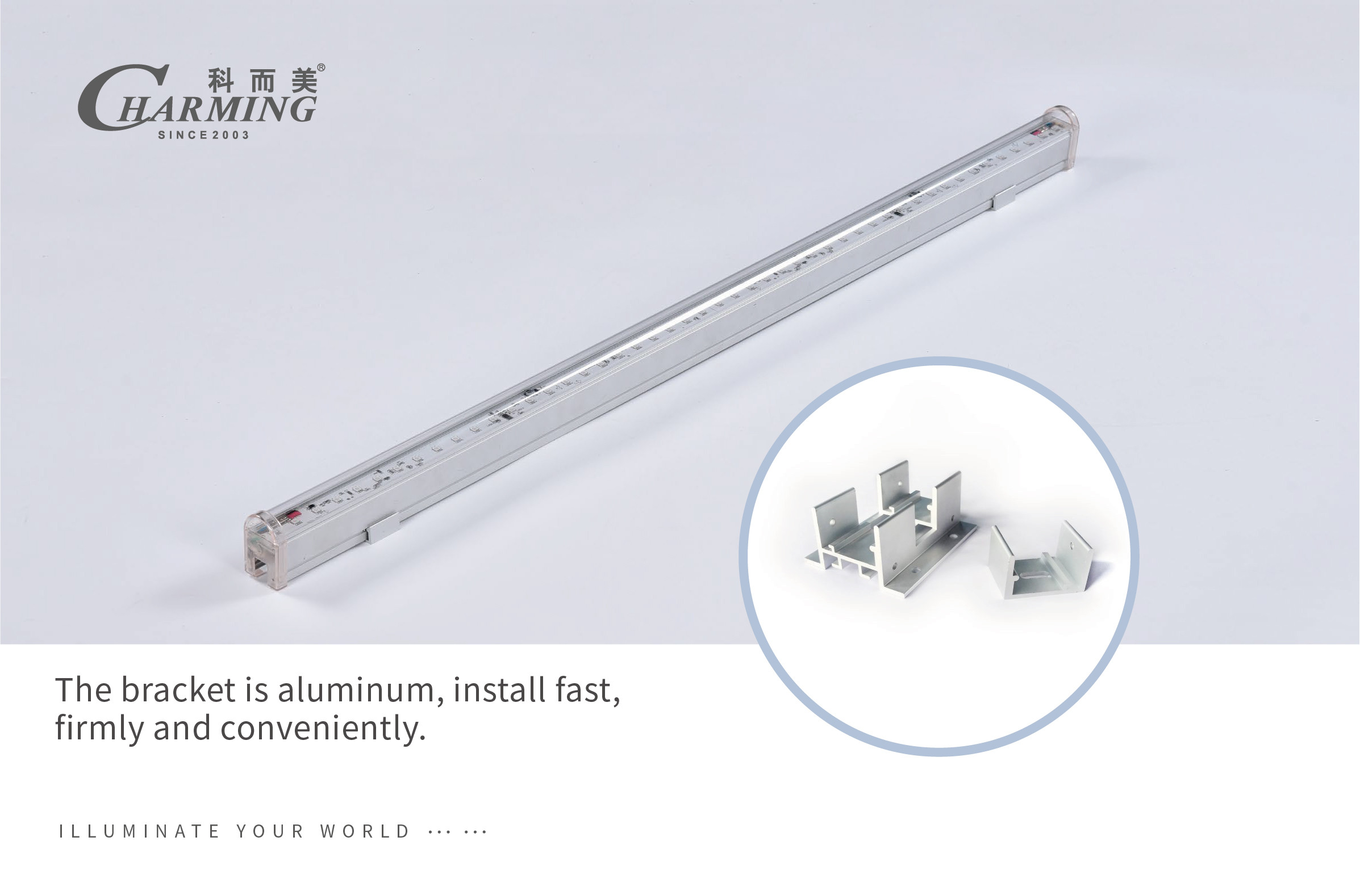 Waterproof 1M Led Tube Light SPI U38 Outdoor Building Decoration