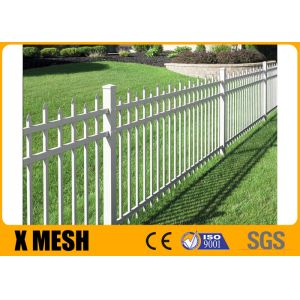 Galvanised Steel Pressed Spear Top Fencing Spacing 140mm