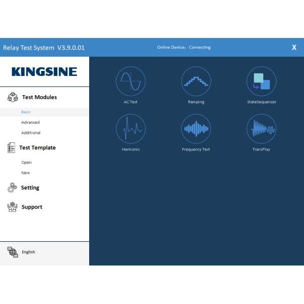 Analog Outputs KF86P Universal Relay Test Set 6x35A 425VA 6x310V105VA