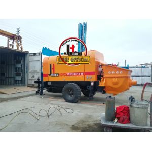Quality 40m3/H Diesel Hydraulic Trailer Concrete Transportation Pump Machine wholesale