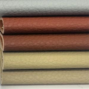 Quality Litchi Sofa Microfiber Leather Eco Friendly Upholstery Leather Fabric wholesale