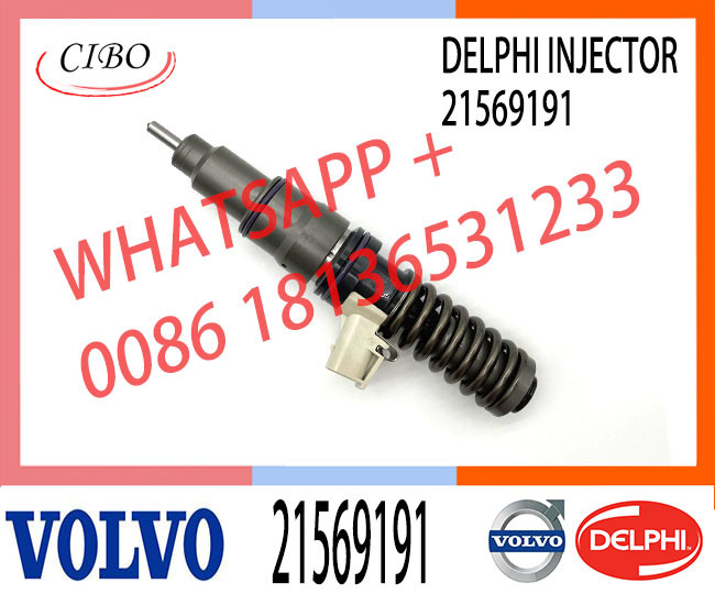 diesel fuel injector 21569191 21207143 7421207143 21582103 for VOL TRUCKS D11C common rail injector 21569191 BEBE4J000