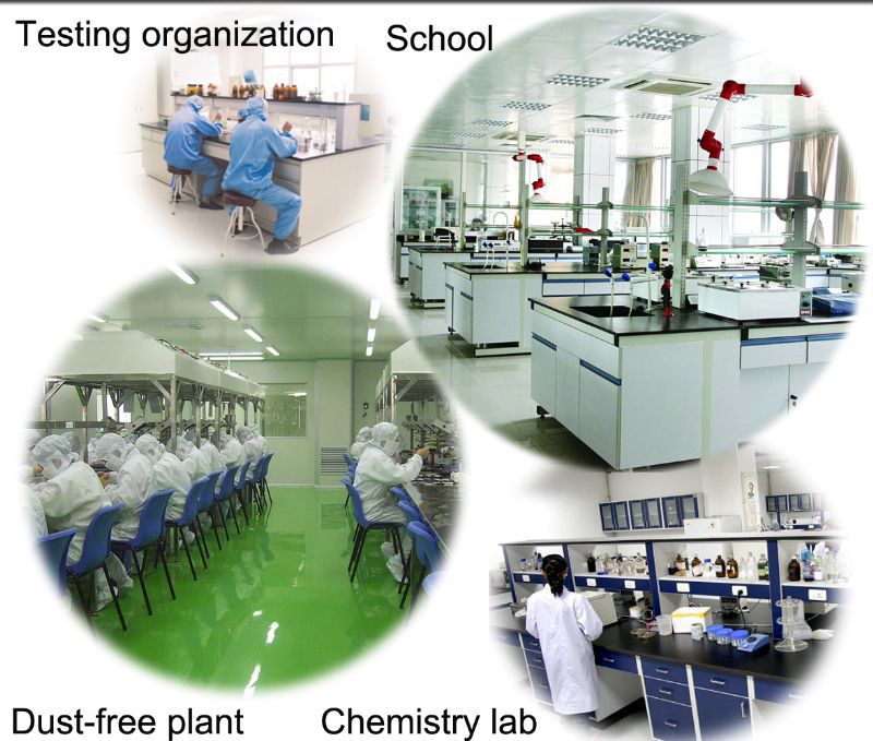 L*1500(D)*850/900(H)mm U Shape Chinese Chemical Lab Desk Furniture Price