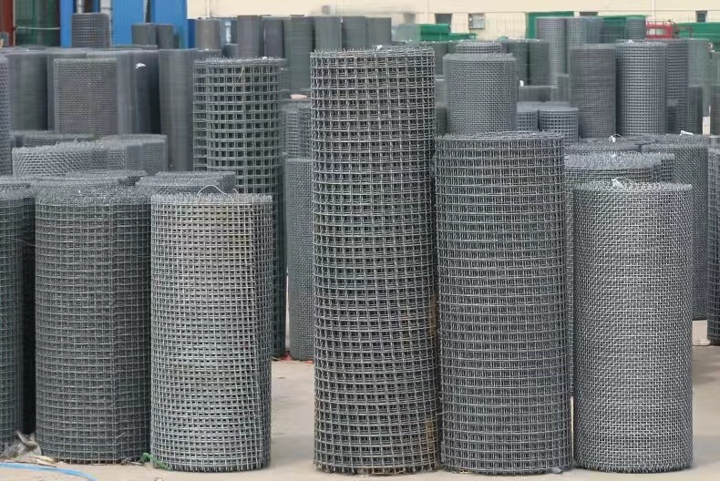 Mining Screen Rod Woven 22mm Double Crimped Wire Mesh For Coal Mine